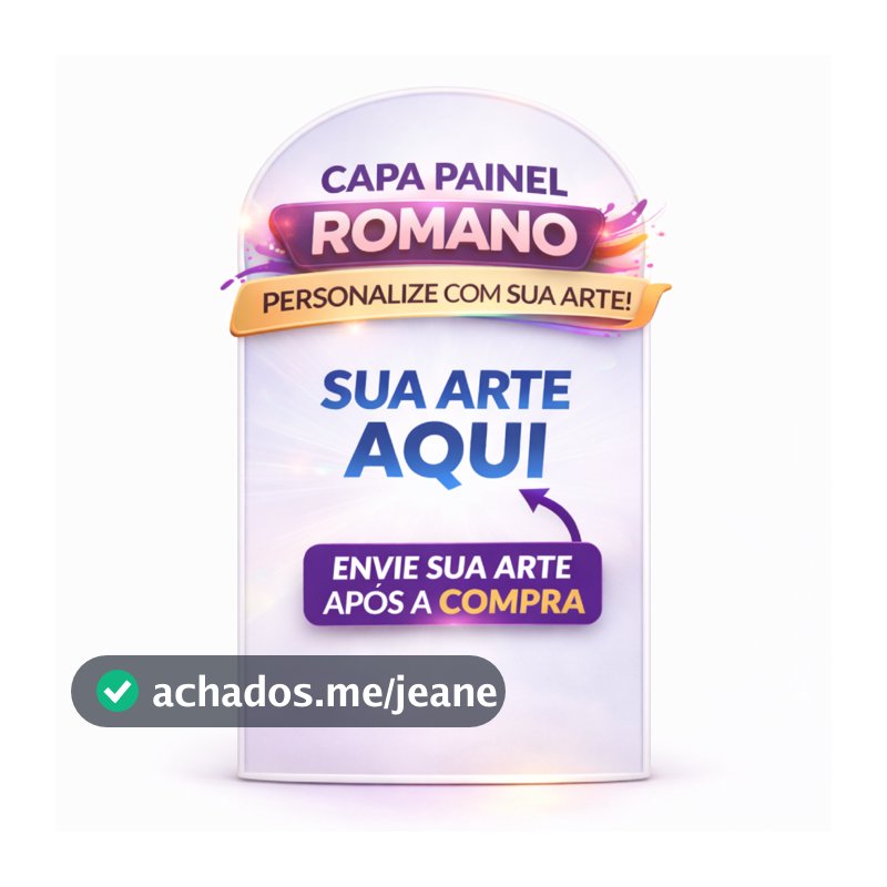 Capa Painel Romano Veste Fácil Com Sua Arte Tecido Dryfit com Elástico Festa Decorativa Enviar arte após compra