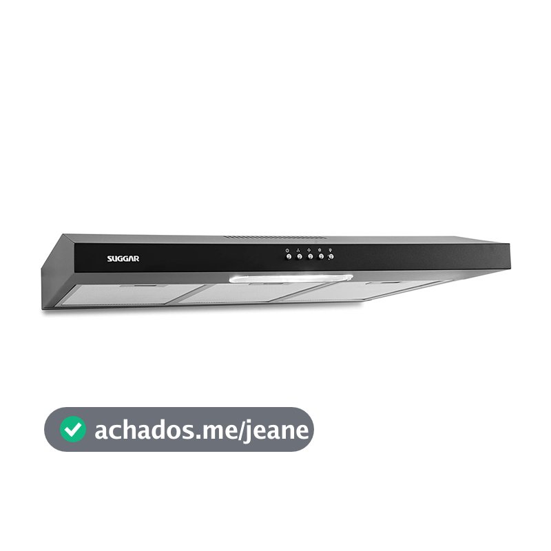 Depurador De Ar Slim Suggar 80cm Preto 127V - DPS181PT
