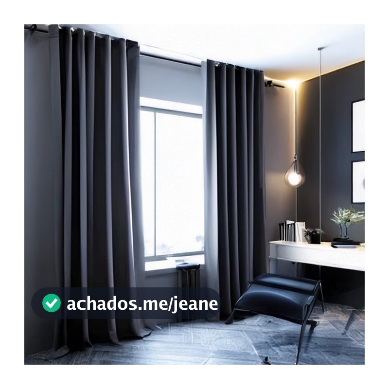 Cortina Blackout Para Quarto Sala Cozinha PVC Corta 100% Luz 2,80 Largura X 2,30 Altura Grande