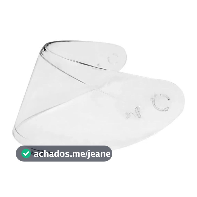 Viseira Capacete Asx Axxis V18b Cristal Transparente Eagle Draken City Segment Nova Vmvision