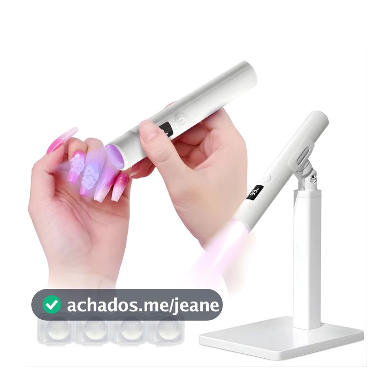 Lanterna Uv Com Suporte Recarregavel Portatil Com Suporte