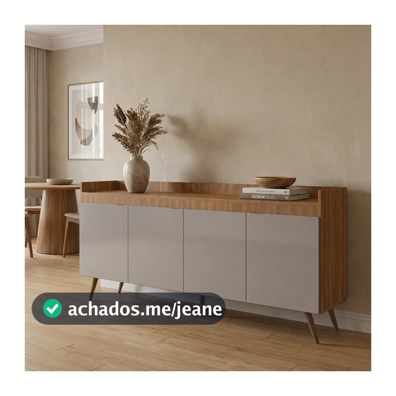 Buffet 180cm Freijó Fumê Yescasa