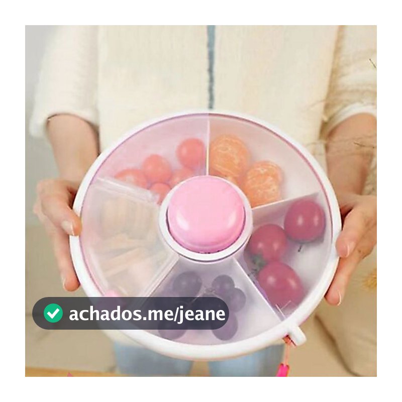 1 Pcs Recipiente Rotativo Para Lanches Portátil Com Caixas De Armazenamento À Prova De Vazamento Crianças Snack Spinner