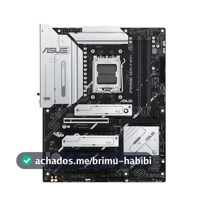 Placa Mae Asus Prime X870-P WIFI, DDR5, Socket AMD AM5, ATX, Chipset AMD X870