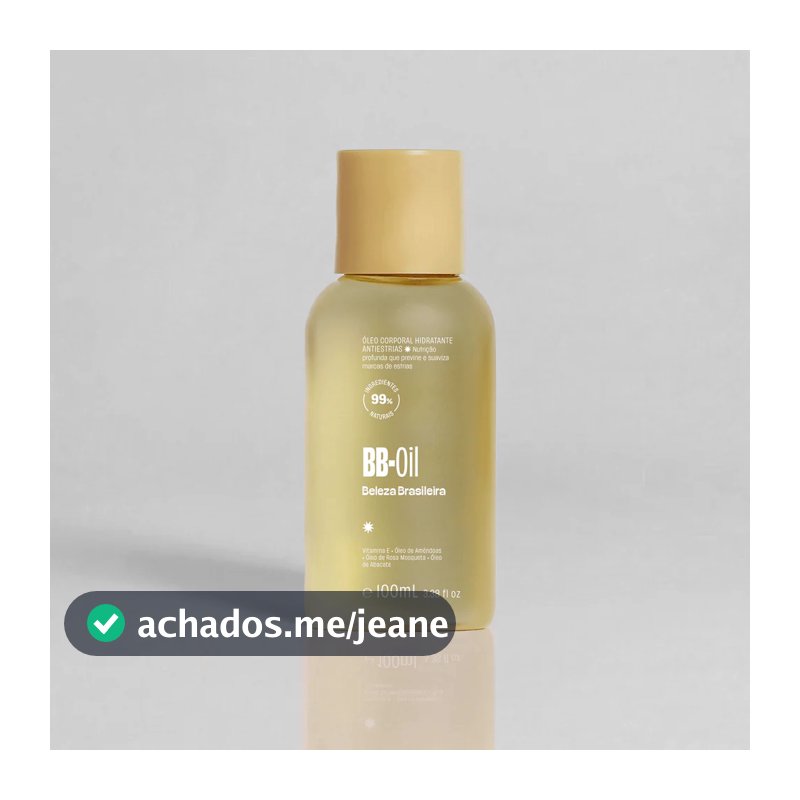 BB Oil Beleza Brasileira 100ml Óleo Corporal Hidratante Antiestrias