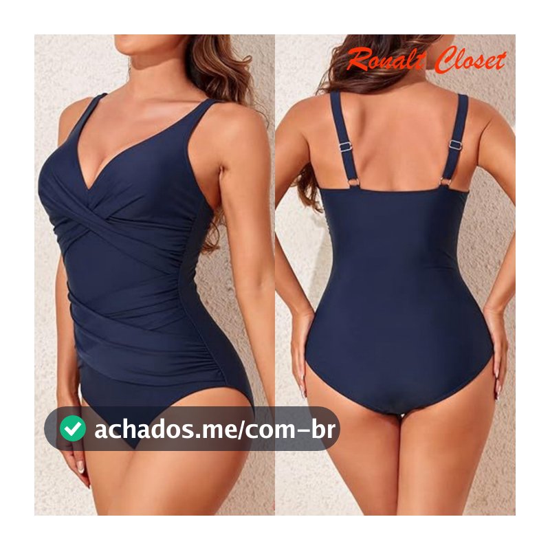 Maiô Feminino Praia De Control Sexy com Bojo Moda Praia Feminina Elegante e Confortável