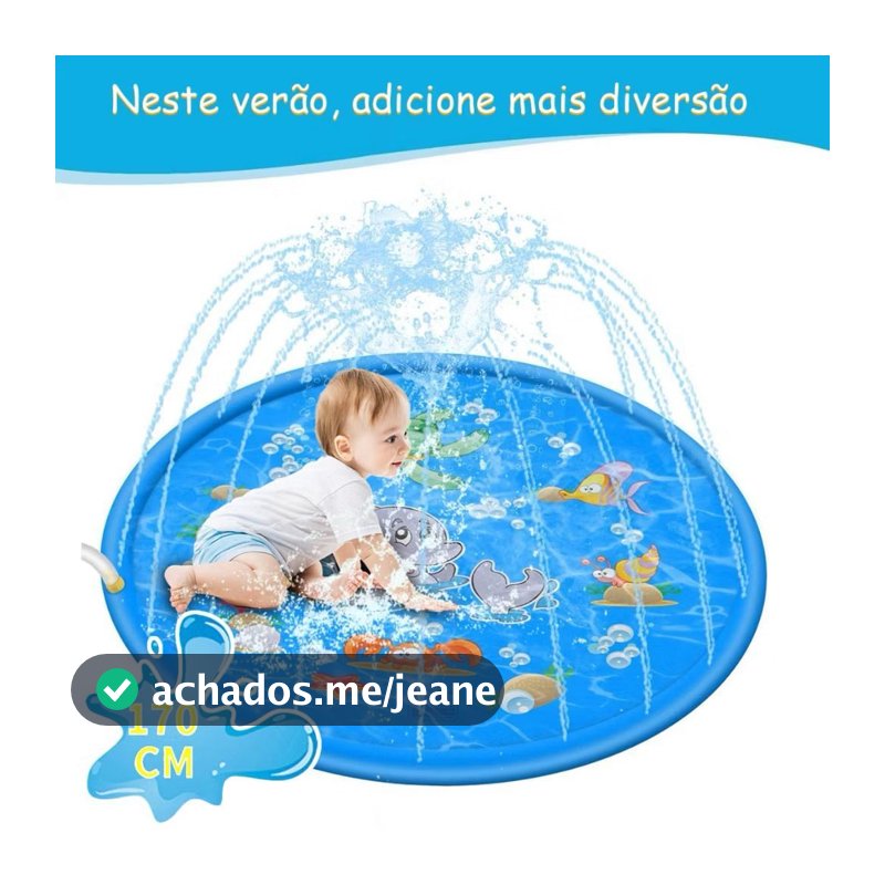 Piscina Chafariz Infantil Jato De Agua 1,70 CM Grande