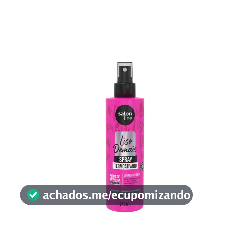 Meu Liso Demais Defrizante Spray Protetor Térmico 240ml