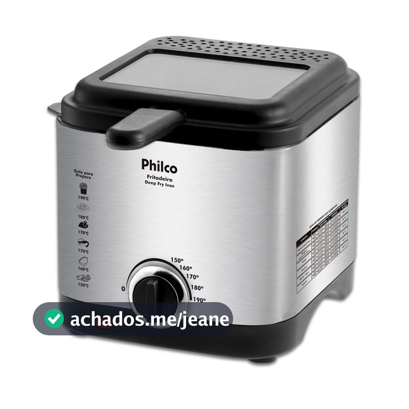 Fritadeira Elétrica Deep Fry Inox Philco