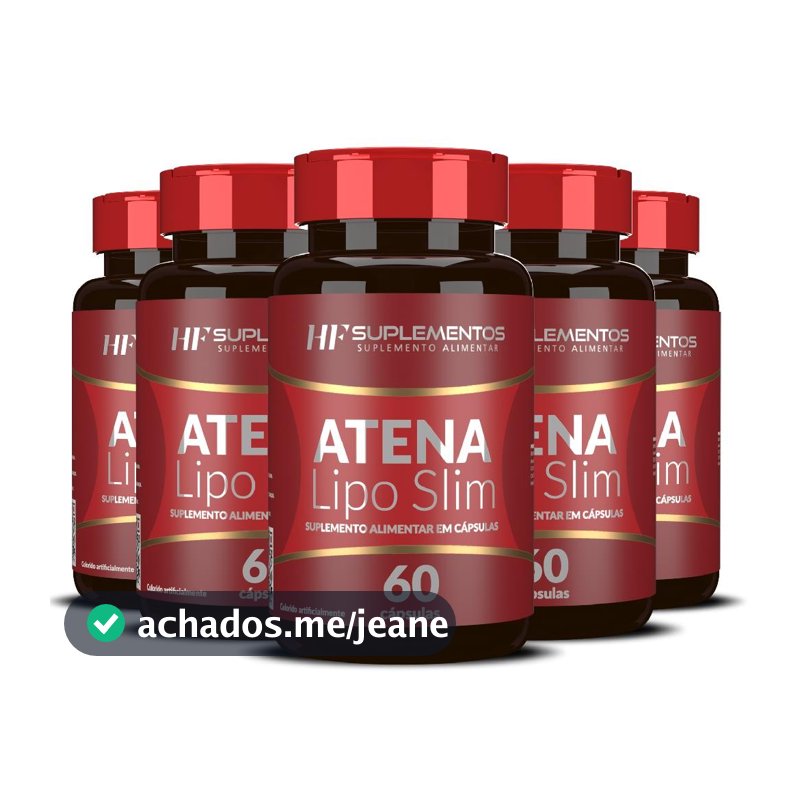 5x ATENA LIPO SLIM HF SUPLEMENTOS 60CAPS
