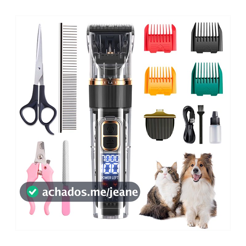 Máquina Profissional Para Tosa De Cães , De Corte De Pelos De Animais De Estimação , Conjunto De Cortar Cabelo