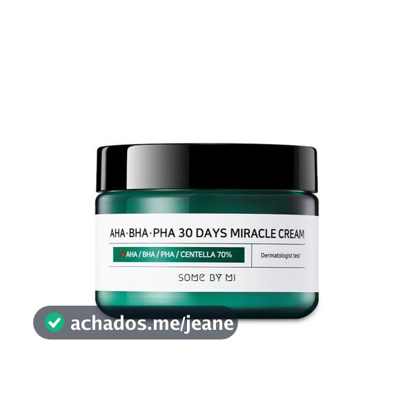 Hidratante AHA. BHA. PHA 30 Days Miracle Cream Some By Mi - 60g