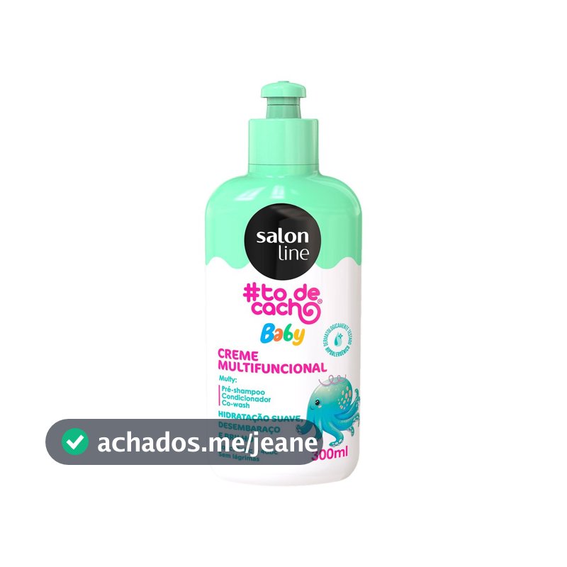 Creme Multifuncional #Todecachinho Baby Salon Line 300ml