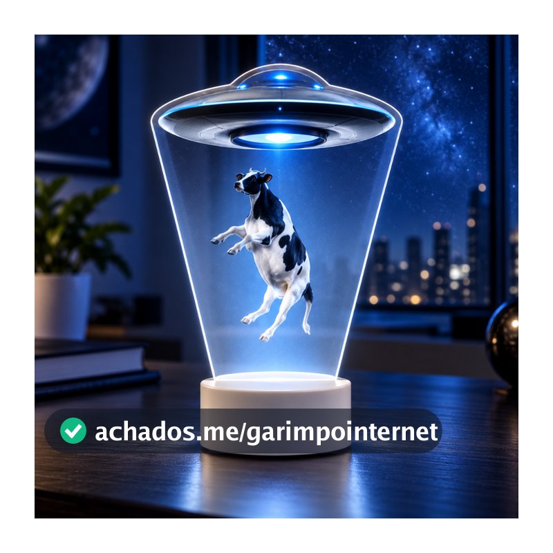Luminária LED UV Colorida Disco Voador OVNI ET Presente Criativo