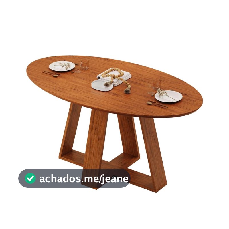 Mesa Sala de Jantar 1,80m Vick Madeirado