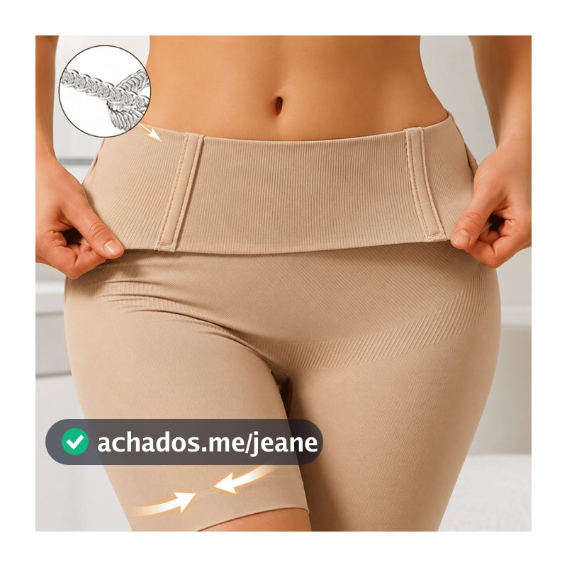 Cinta Modeladora Feminina Alta Compressão Abdominal Short Sinta Com Barbatanas Modelador Pós Parto Bermuda Empina Bumbum