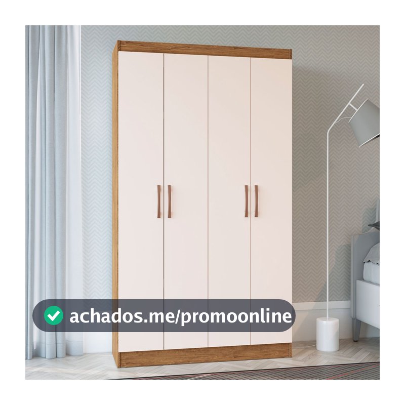 Armário Multiuso Dueto 4 Portas 8 Prateleiras 5000
