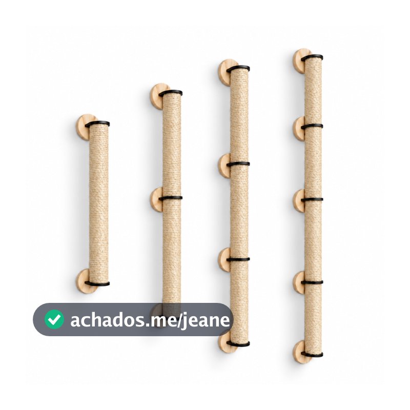 Arranhador de Parede Gigante Sisal Poste Brinquedo Pet