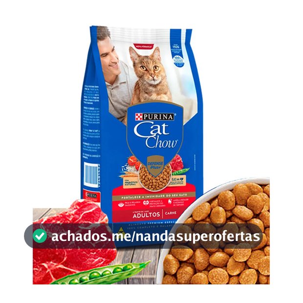 Ração Para Gatos Cat Chow Sabor Carne 10,1 Kg