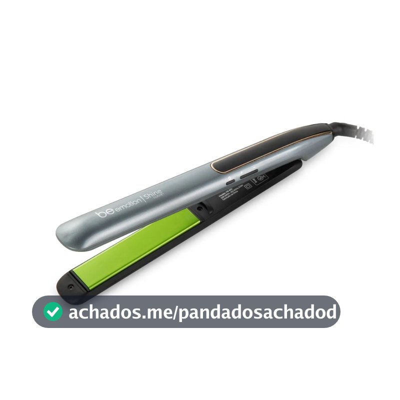 Prancha de Cabelo Shine Nutrah Be Emotion Polishop Bivolt