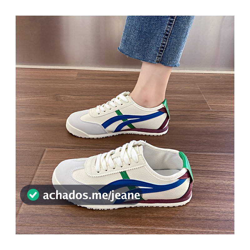 Moda Feminina Casual Estilo Coreano YS001 Novo Estilo Sapatos Forrest Gump Tênis Planos Versáteis para Estudantes