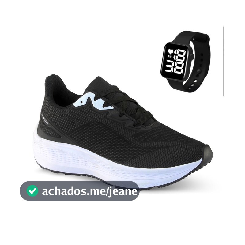 TENIS MASCULINO + RELOGIO DIGITAL