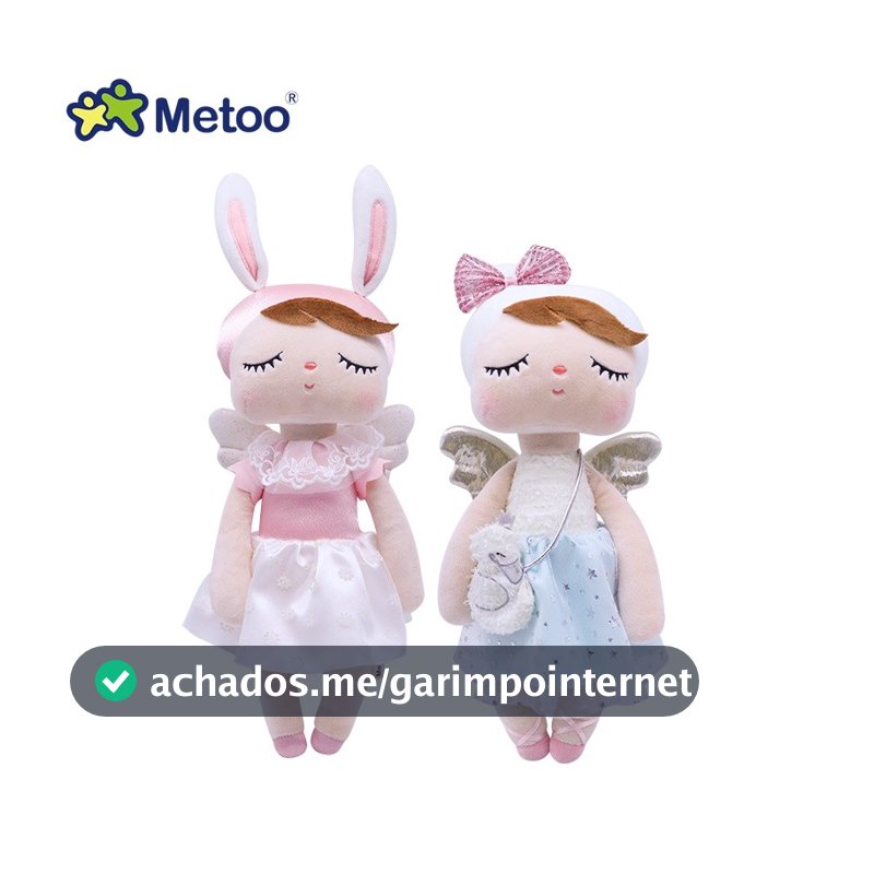 34CM Metoo Boneca Brinquedos De Pelúcia Para Meninas Bebê Kawaii Anjo Angela Crianças Presente Aniversário