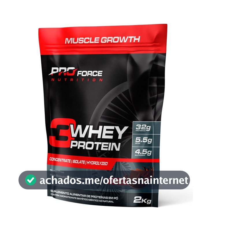 Whey Protein Com 32g De Proteína 2kg - Pro Force Nutrition