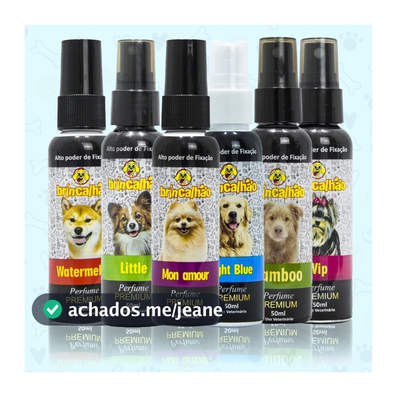 Perfume Pet para Cachorro e Gato de Alta Fixação Colônia Brincalhão