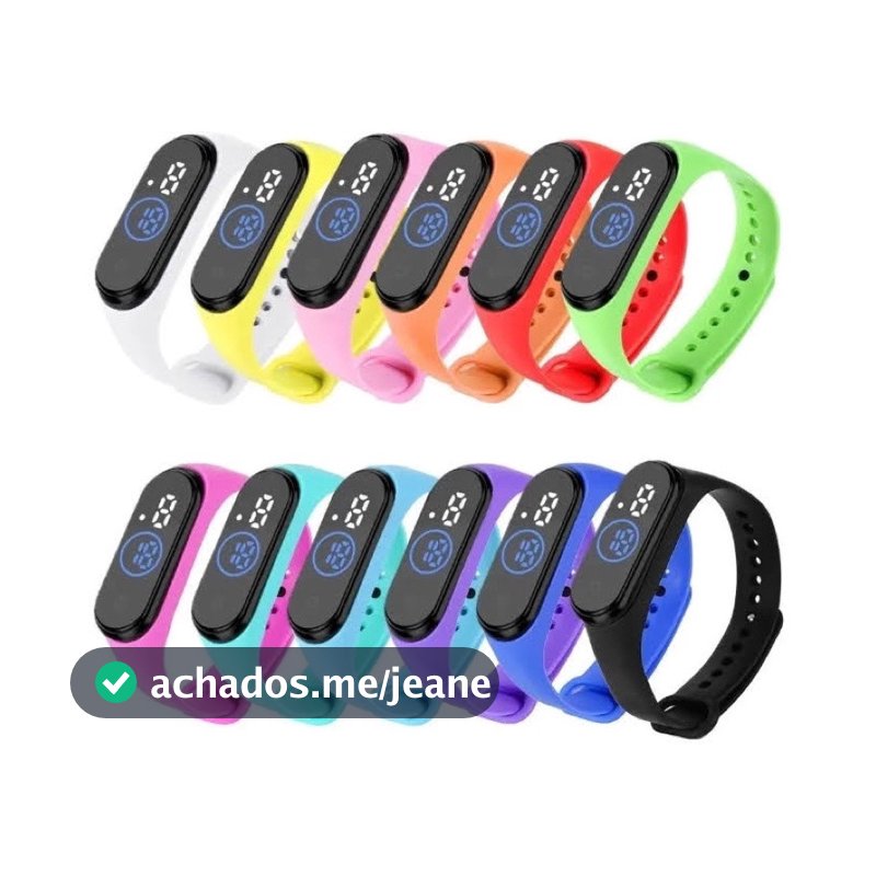 kit com 5-25 Relógios Digital Bracelete Led Sport Atacado
