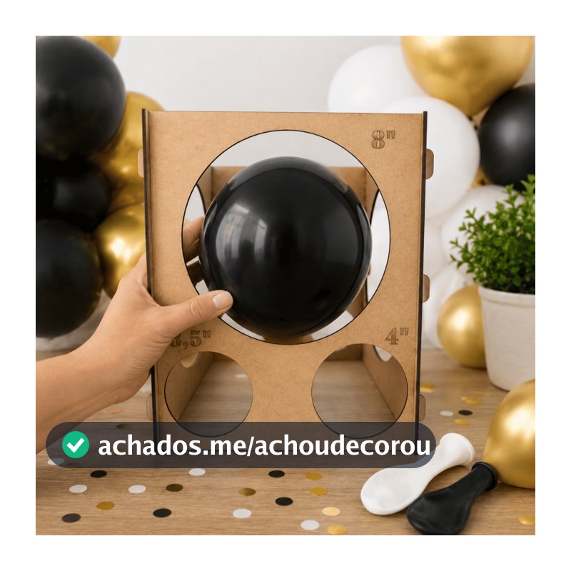 Medidor de balões para festa aniversario para bexigas balão redondo varios tamanhos