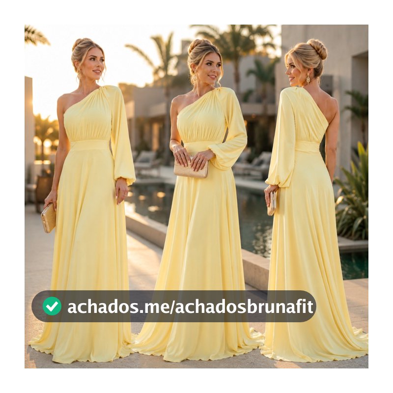 CRISTINA ANAIR VESTIDO LONGO FEMININO SOCIAL NULA MANGA OFERTA IMPERDIVEL ANA BELA