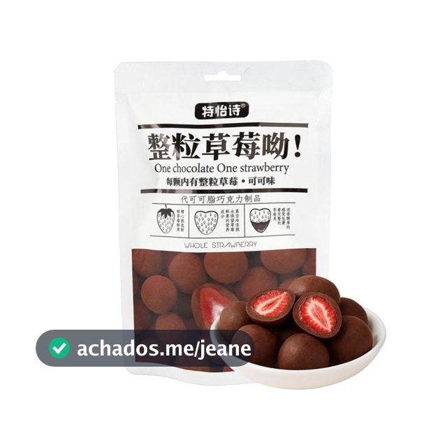 Chocolate Com Morango One Chocolate Whole Strawberry