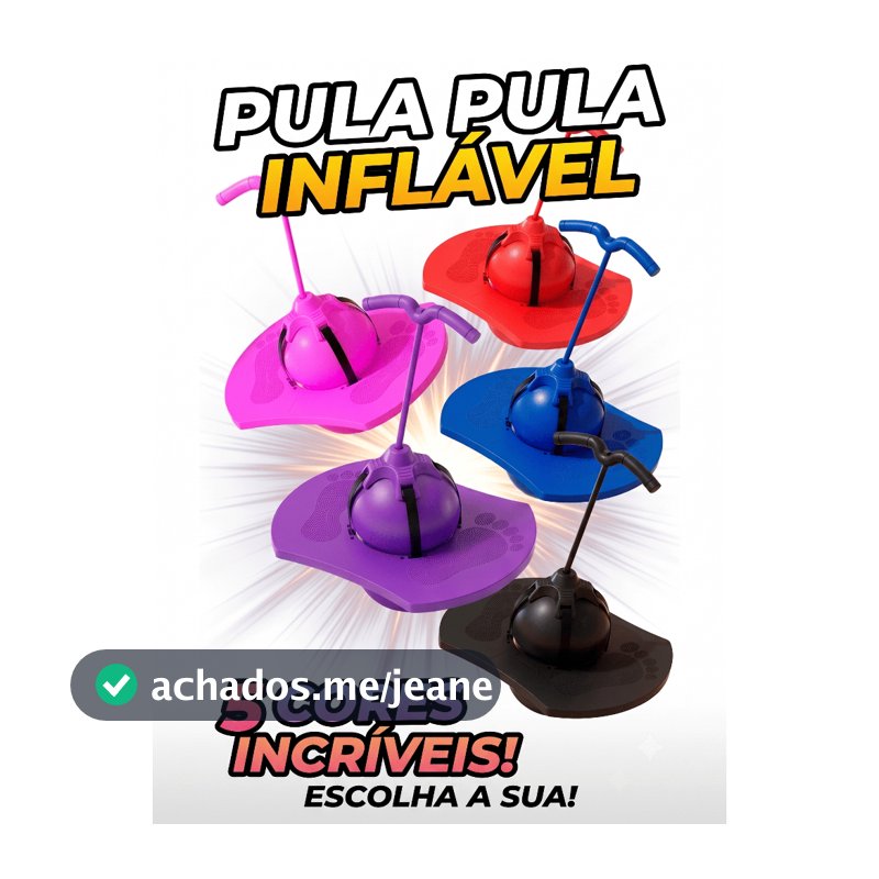 Pula Pula Pogobol Com Alça bola saltitante upa upa  presente DIA DAS CRIANÇAS