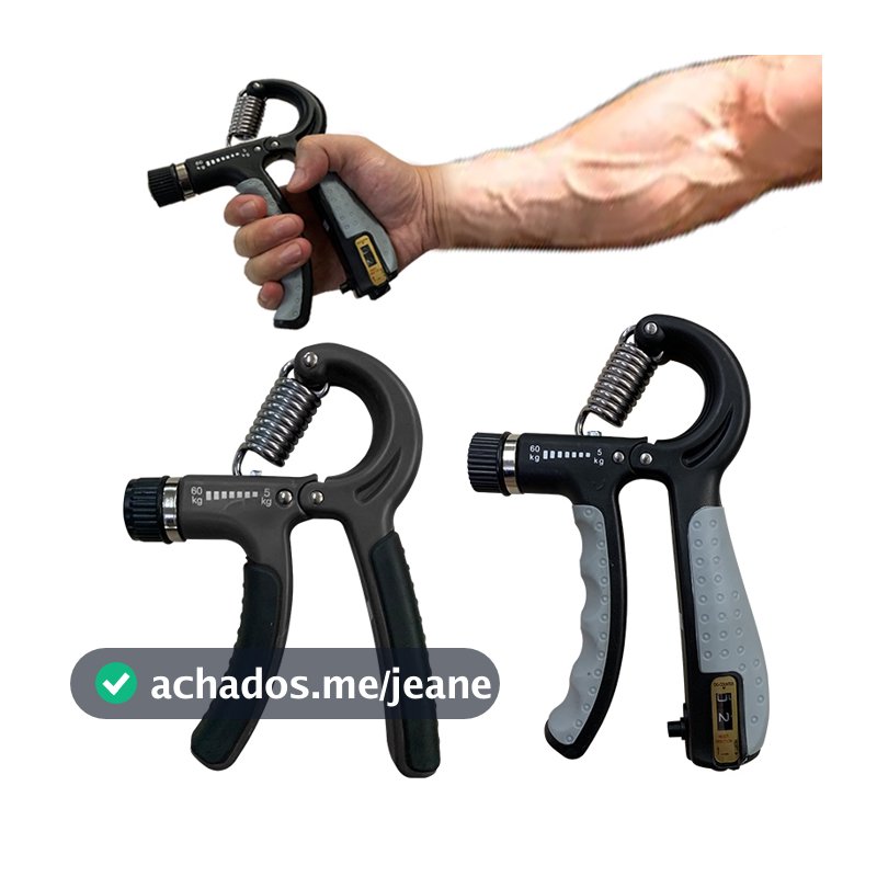 Aderência de mão Hand grip 5-60KG Exercite a força do antebraço e dos dedos