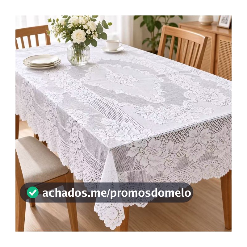Toalha de Mesa Jacquard Luxo 6 Lugares 2,30x1,50 para Cozinha premium Várias Cores