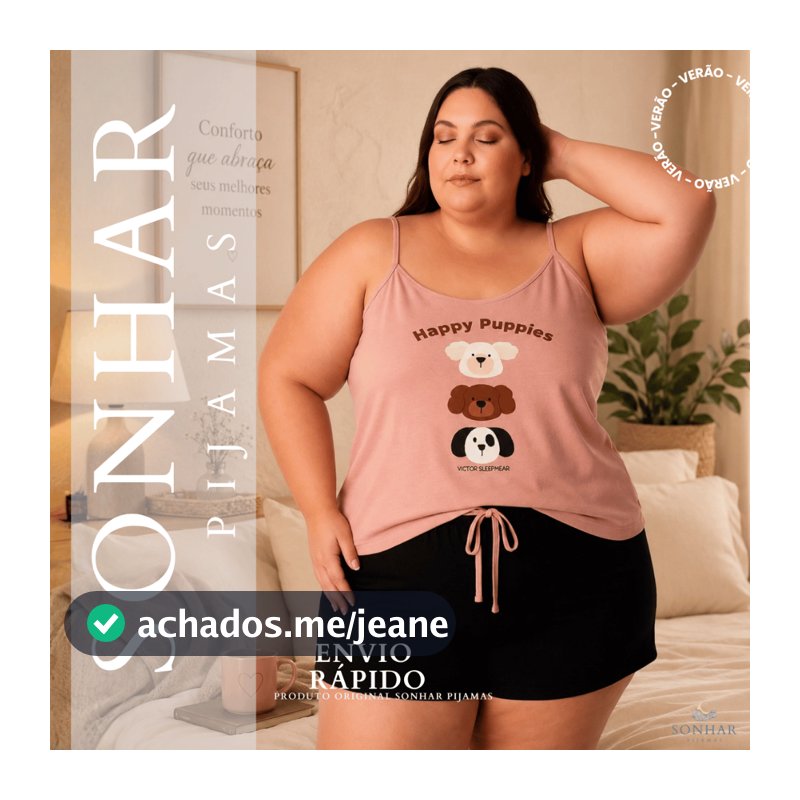 CONJUNTO PIJAMA FEMININO PLUS SIZE TECIDO LEVINHO MACIO VERAO BLUSINHA E SHORTS