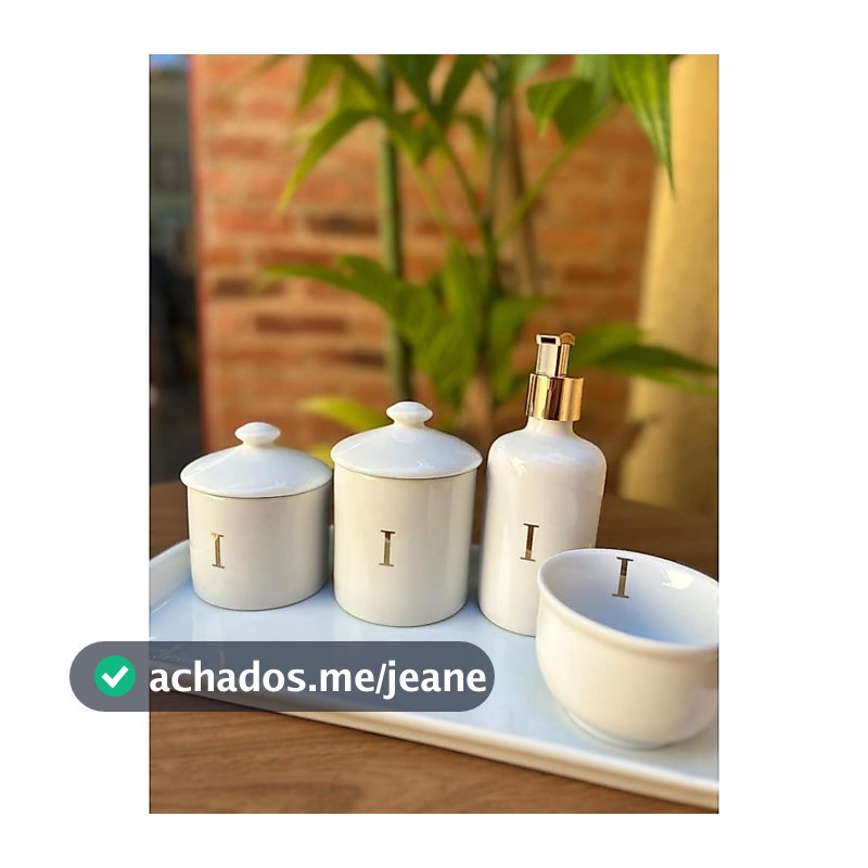 Kit Higiene Personalizado Com Iniciais E Nome Em Ouro 12k
