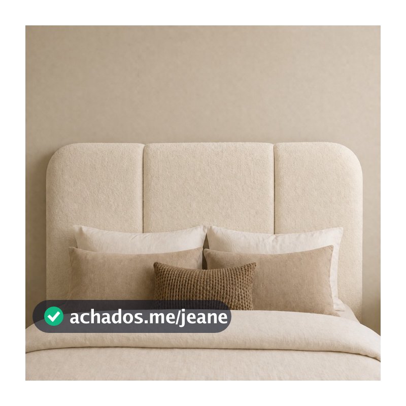 Cabeceira Painel Estofada  Luxo Casal Organica140cm Moderna Mega Oferta de Lançamento Varias Cores
