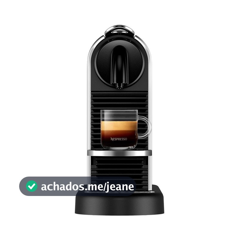 Cafeteira Nespresso CitiZ Platinum Titan para Café Espresso - D140BR