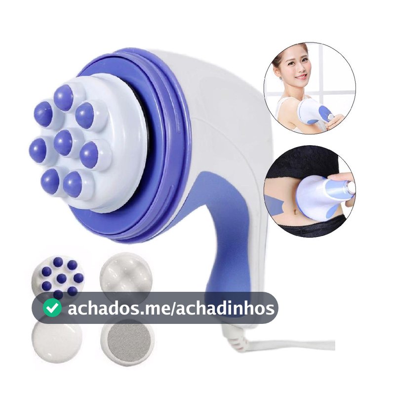 Massageador Elétrico Orbital Relax Redutor de Medidas e Esfoliante para os Pés  - MELHOR PREÇO