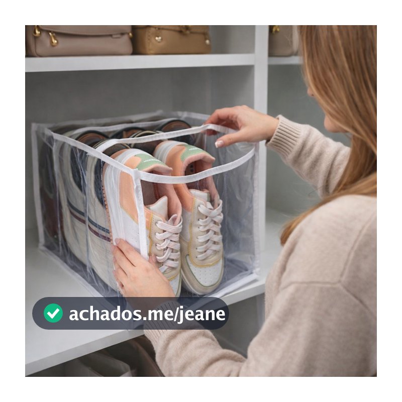 3 Sapateira/organizador de guarda roupa/tênis 5 nichos - Mila Organizadores