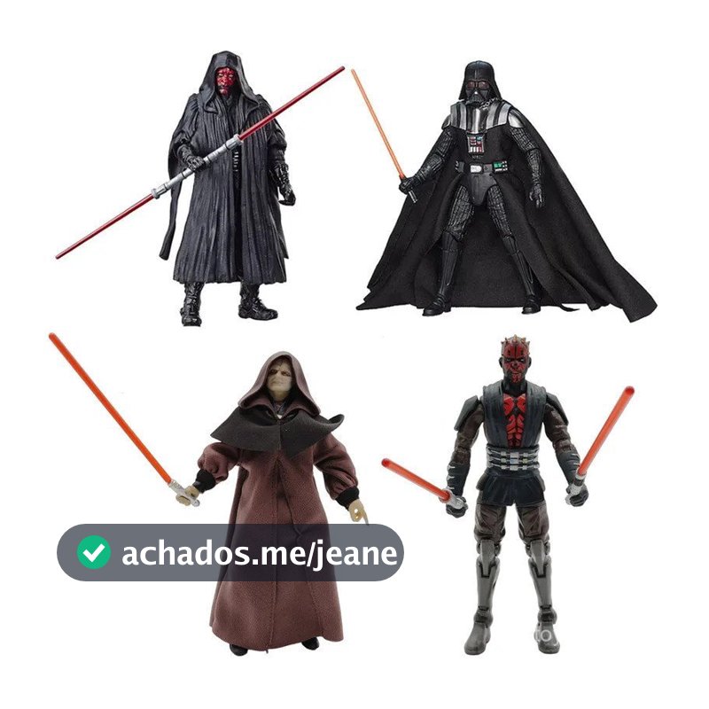 Darth Vader, Darth Maul, DARTH SIDIOUS, Figuras de Ação Articuladas, Brinquedos Colecionáveis, Modelo em PVC, Presente 3