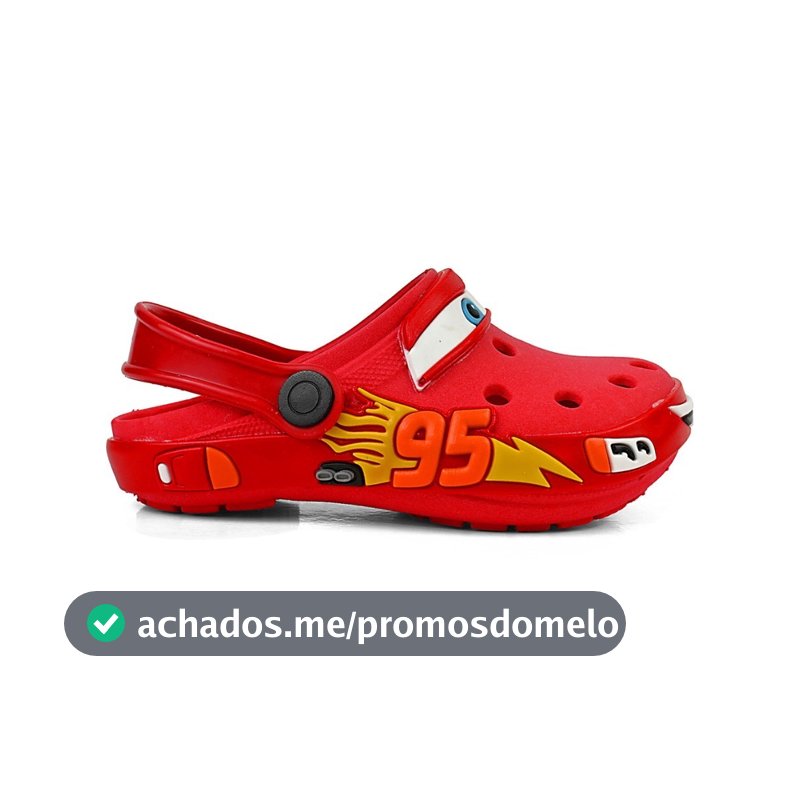 Sandalia Infantil menino carros