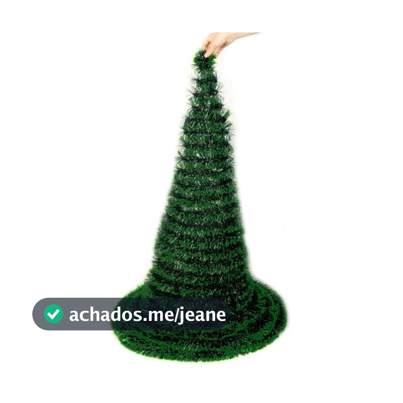Árvore De Natal Verde Dobrável Compacta 180cm