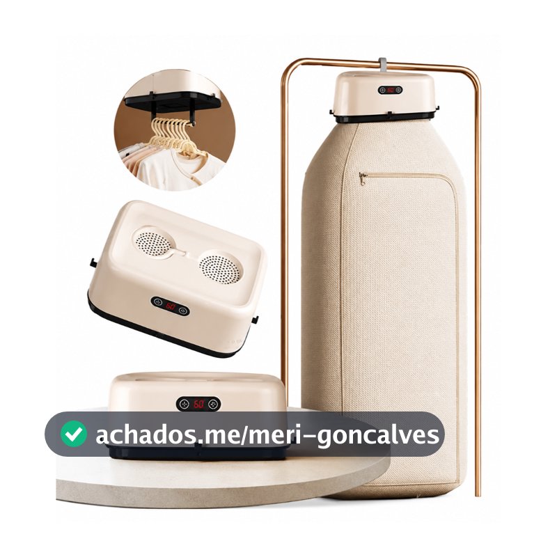 Secador Roupas Portátil Eletrico Secador Suspenso Cortina