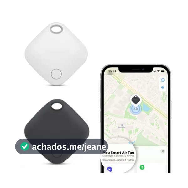 Tag Smart GPS  Rastreador Bluetooth - Localizador smart para Iphone - Dispositivo  Rastreamento De Objetos - Anti-Perda