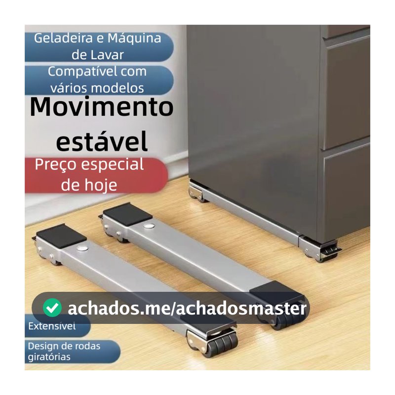 Suporte De Base Com Rodinha Para Geladeira Fogão E Máquina De Lavar Lousa Base  Ajustável