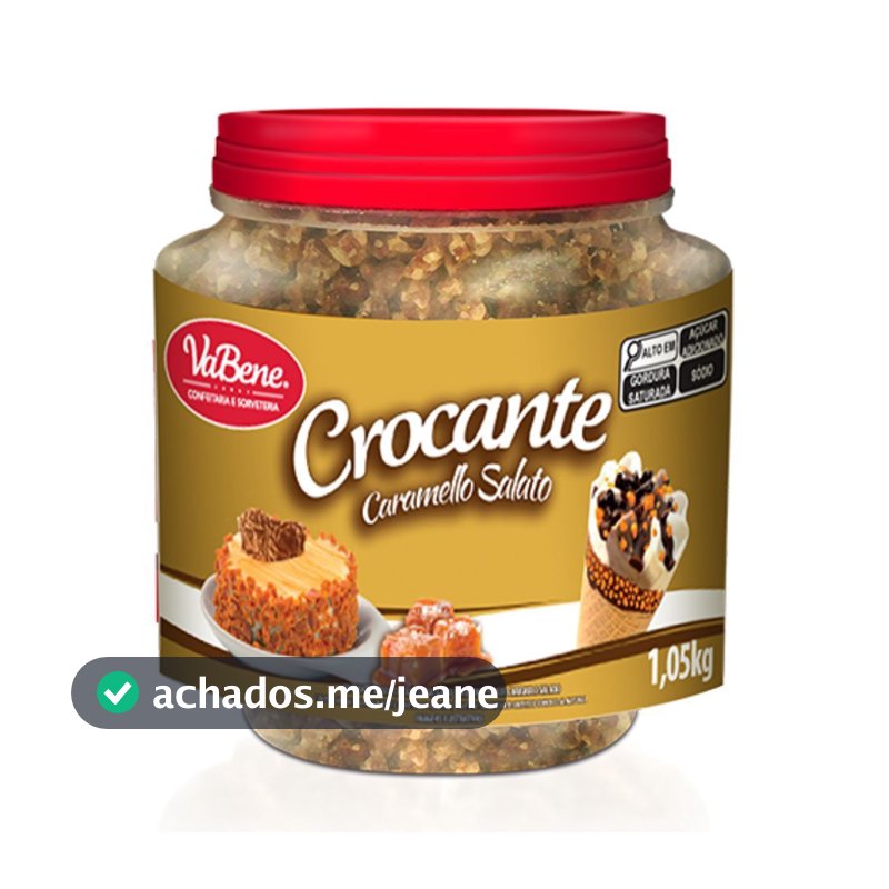Crocante de Caramello Salato 1,050kg Vabene