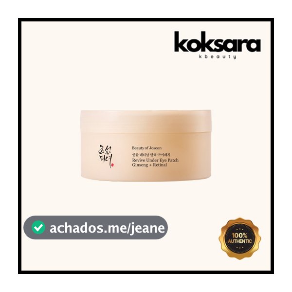 Beauty of Joseon Ginseng Retinal Elasticity Eye Patches 60 sheets